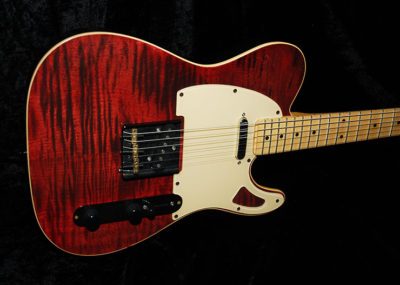 Tele vintage style in red